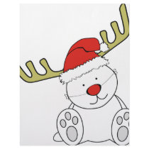 Christmas Teddy Bear Reindeer letterhead by giftsforyou Christmas Teddy Bear Reindeer letterhead