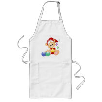 Christmas Teddy Bear with Star aprons by Kadoodles Christmas Teddy Bear with Star aprons