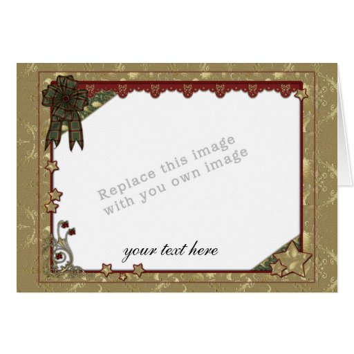 Christmas Template Card | Zazzle