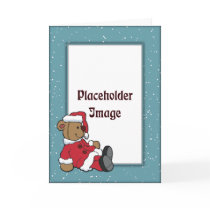 Christmas Template with Santa Bear cards by Christmas_Store Christmas Template with Santa Bear cards