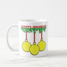 Christmas Tennis Mug