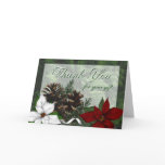 Christmas Thank You card Christmas Thank You card