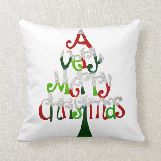Christmas Throw Pillows Zazzle
