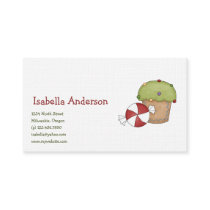 Christmas Thyme · Cupcake & Candy Business Card Template