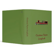 Christmas Thyme · Toy Train Vinyl Binders