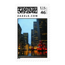 Christmas Time NYC postage