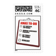 Christmas To-Do List Stamp