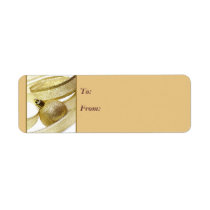 Christmas to/from package label labels