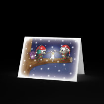 Christmas Toasting Marshmallows cards