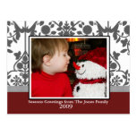 Christmas Toile Post Card