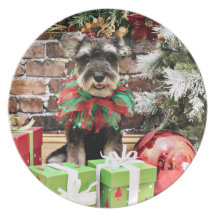 Christmas - Tom Dooley - Schnauzer #2 Plate