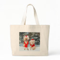 Christmas Tote Bag by myrtieshuman Christmas Tote Bag