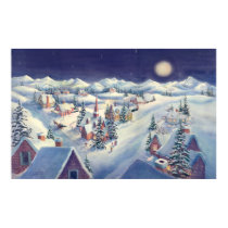 CHRISTMAS TOWN by SHARON SHARPE posters