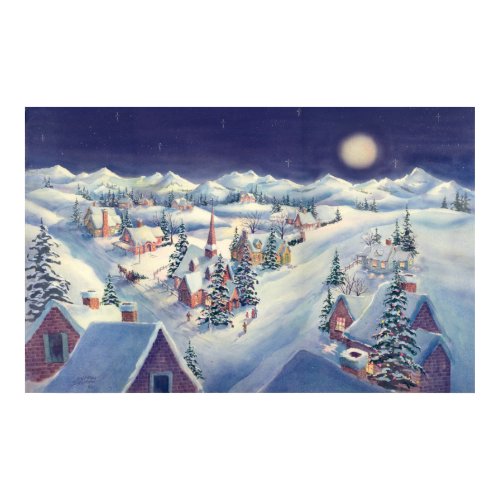 CHRISTMAS TOWN by SHARON SHARPE print