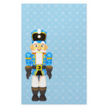 Christmas Toy Soldier Holiday Blue Stationery