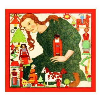 Christmas Toys ~ Vintage Christmas Poster print