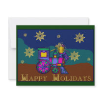 Christmas Train invitations
