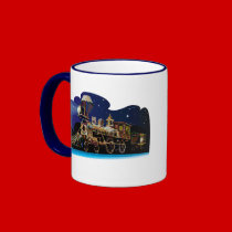 Christmas Train mugs