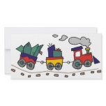 Christmas Train Photo Greeting Card