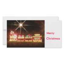 Christmas Train Picture Card