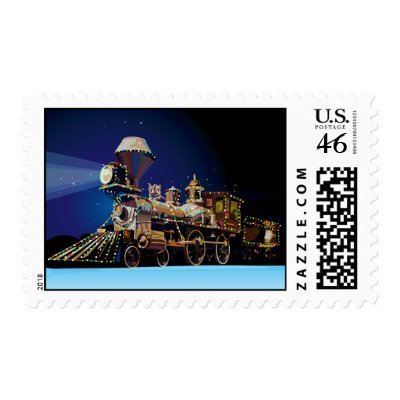 Christmas Train Postage
