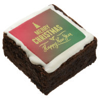Christmas treat square brownie