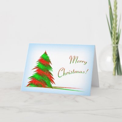 Christmas Tree, Abstract cards