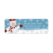 Christmas Tree Address Labels label