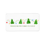 Christmas Tree Address Mailing Labels