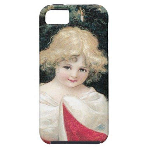 Christmas Tree and Child iPhone 5 Cover