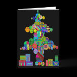 Christmas Tree and Gifts Greeting Card cards