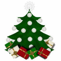 Christmas Tree and Gifts Ornament photo sculptures by HolidayFun Christmas Tree and Gifts Ornament photo sculptures