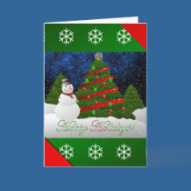 Christmas Tree and Snowman cards