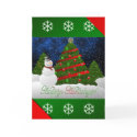 Christmas Tree and Snowman cards by ecaggiani Christmas Tree and Snowman cards