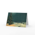Christmas Tree at Night cards