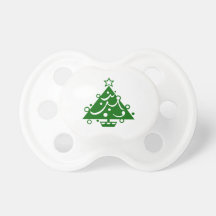 Christmas Tree Baby Pacifier