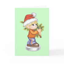 Christmas Tree Boy cards