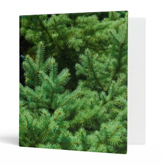 christmas tree branches binder
