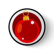 Christmas Tree Bulb buttons by mycartoonartist Christmas Tree Bulb buttons
