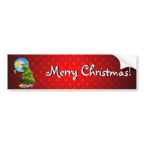 Christmas Tree Bumper Sticker