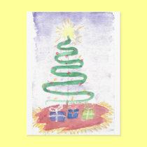Christmas Tree by Wendy C. Allen postcards