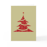 Christmas tree card