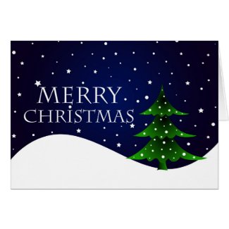 Christmas tree - Card card