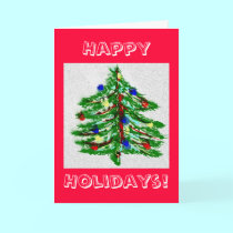 Christmas Tree Card cards
