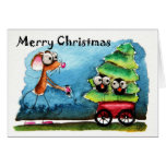 Christmas tree card