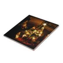Christmas Tree Ceramic Tile