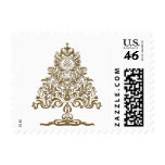 Christmas tree classic postage stamps stamps