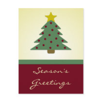 Christmas Tree Country Scrapbook Holiday Postcard