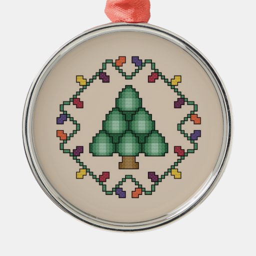 christmas tree cross stitch ornament zazzle christmas tree cross stitch ornament zazzle