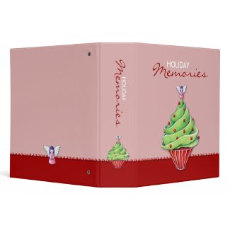 Christmas Tree Cupcake red2 Avery Binder binder